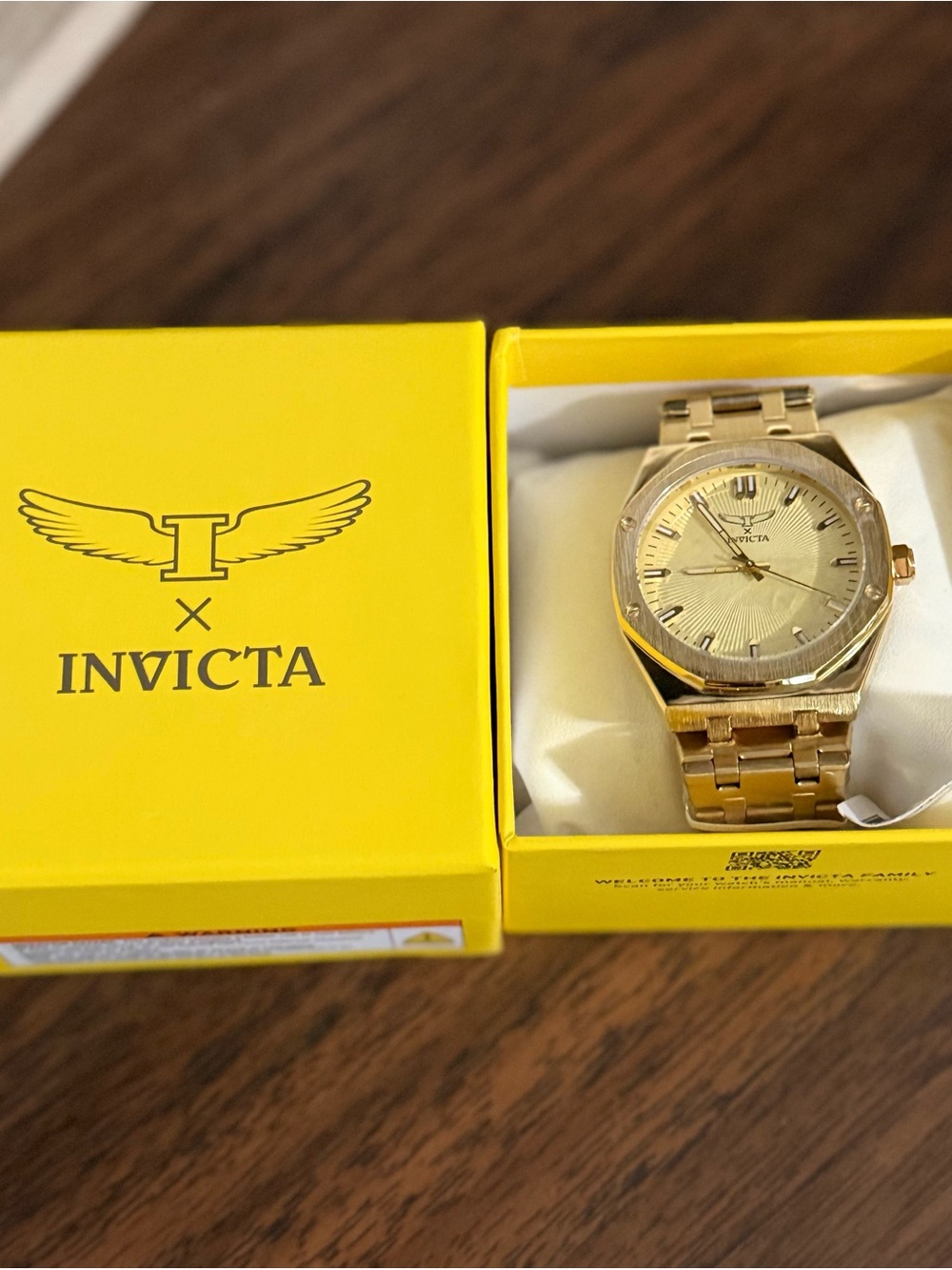 Invicta Gold-Tone Men's Bracelet Watch with Champagne Dial